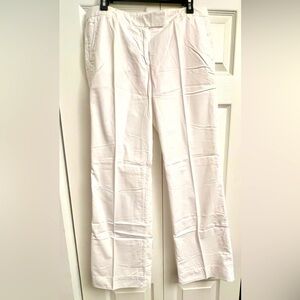 JCrew White Wide Leg Khaki/Chino Pants